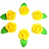 Róża zestaw Aga(żółty ciemny) Srednica róży:3,5cm