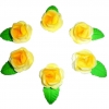 Róża zestaw Aga(żółty cieniowany) Średnica róży:3,5cm