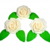 Róża Fantazja 3 (biała) Średnica róży:5cm