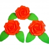 Róża Fantazja 3 (pomarańczowa) Średnica róży:5cm
