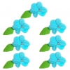 Irys zestaw(niebieski) Średnica kwiatu:4cm