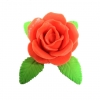 Róża M1(łososiowa ciemna) Średnica róży:7cm