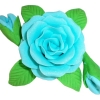 Róża R1(niebieska) Średnica róży:8cm