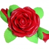 Róża R1(bordo) Średnica róży:8cm