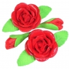 Róża zestaw R2(czerwona) Średnica róży:6cm