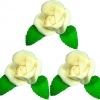 Róża zestaw R3(ecru) Średnica róży:5,5cm