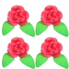 Róża zestaw R4(malina jasna) Średnica róży:5,5cm