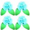 Róża zestaw R4(niebieski jasny) Średnica róży:5,5cm