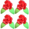 Róża zestaw R4(czerwony) Średnica róży:5,5cm