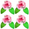 Róża zestaw R4(różowy cieniowany) Średnica róży:5,5cm