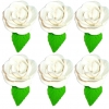 Róża zestaw R6(biały) Średnica róży:5cm
