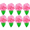 Aliny zestaw R8(różowy jasny) Średnica kwiatu:5cm