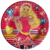 Talerzyki papierowe-Barbie-19,5cm 10 sztu