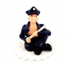 Figurka na tort Policjant(TU-024/SP) Długość:10cm Wysokość:10cm